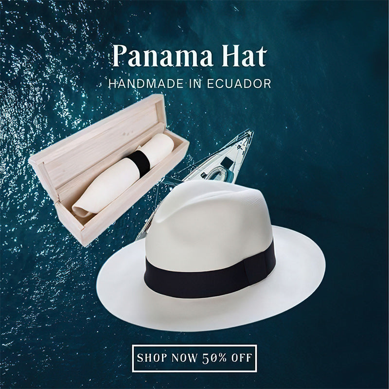 🌿Classic Panama Hat - Handmade