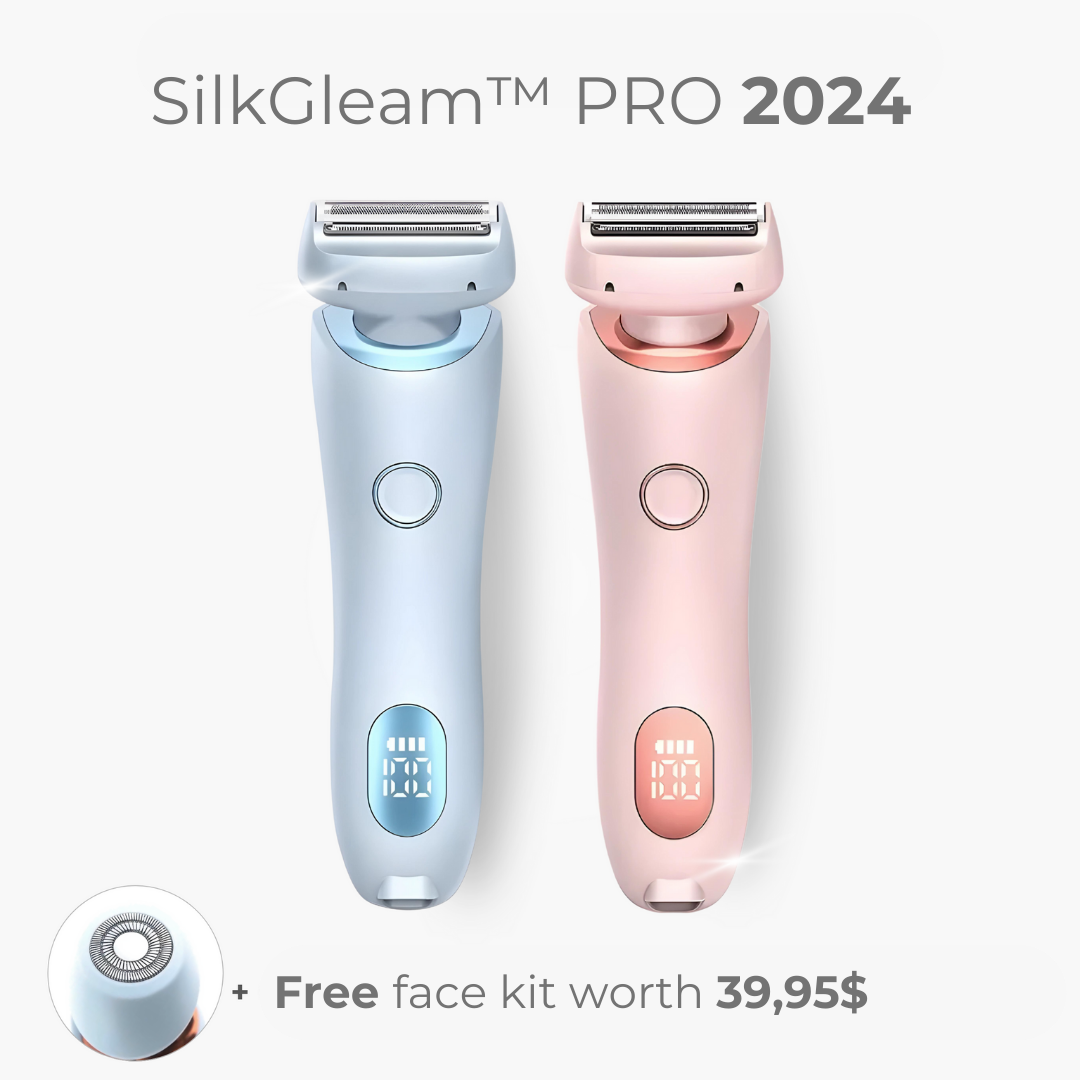 SilkGleam™ Pro - nano shaver for silky smooth skin in seconds