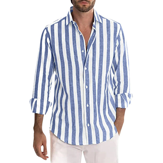 Sting - Striped Linen Shirt