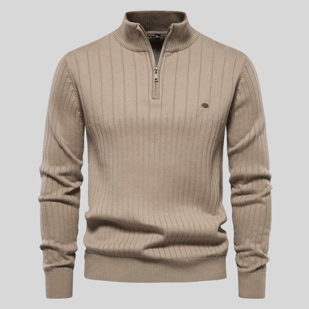 Everett - Comfortable ribbed sweatshirt