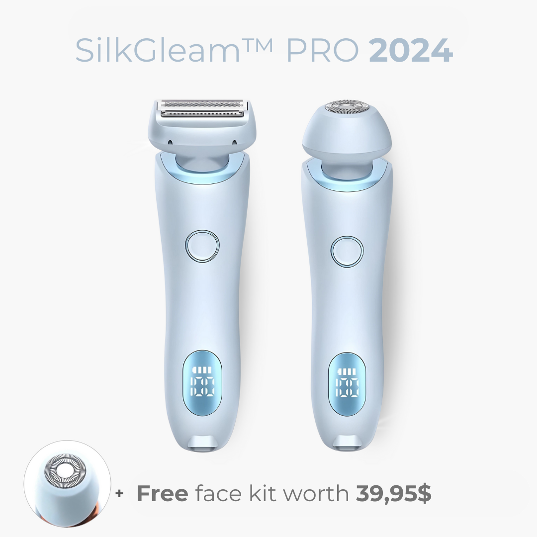 SilkGleam™ Pro - nano shaver for silky smooth skin in seconds