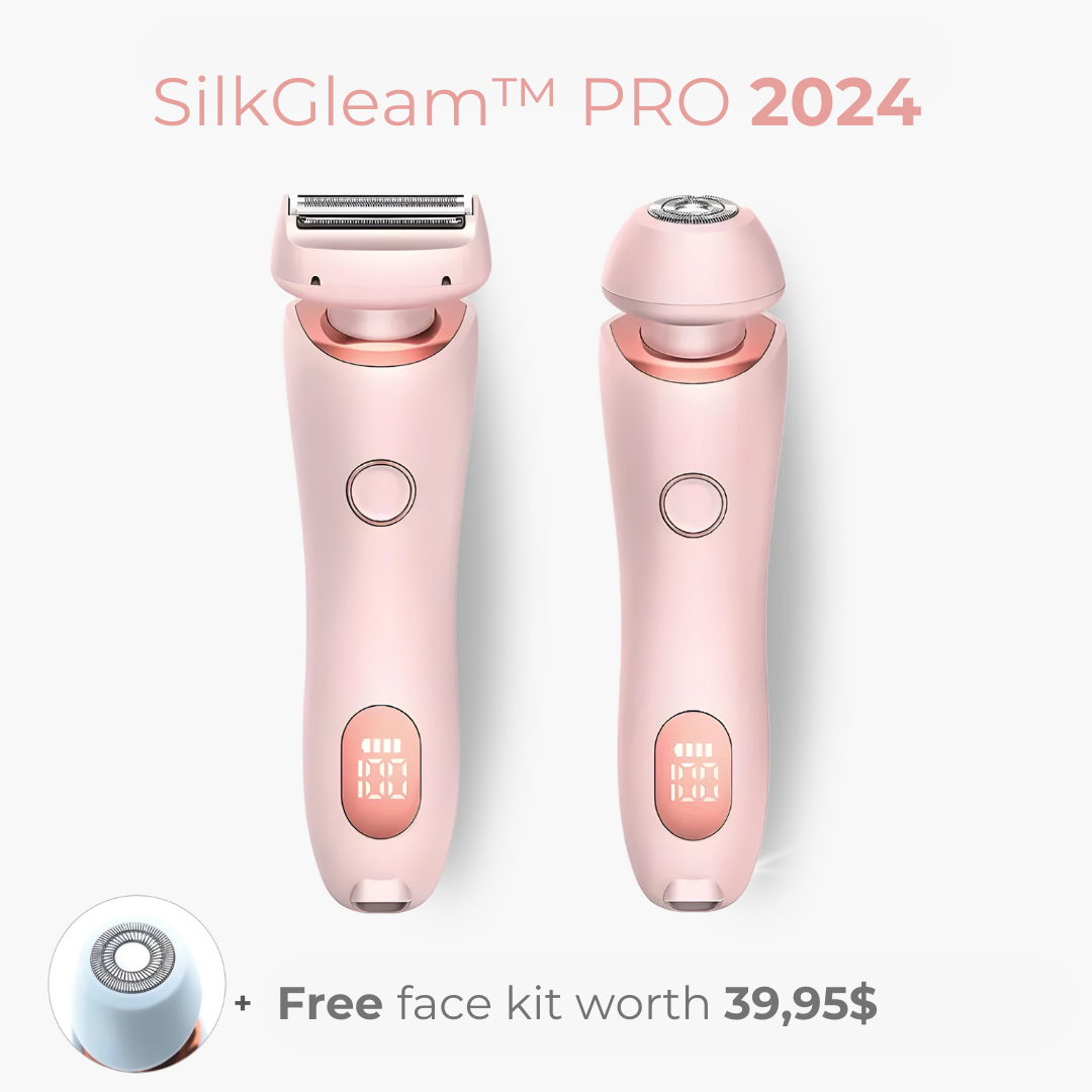 SilkGleam™ Pro - nano shaver for silky smooth skin in seconds