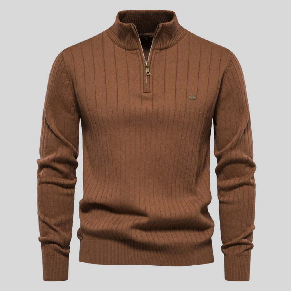 Everett - Comfortable ribbed sweatshirt