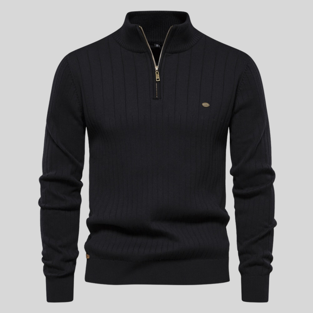 Everett - Comfortable ribbed sweatshirt