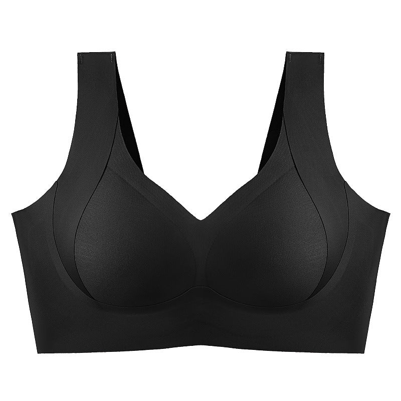 Comfort bra with side coverage and anti-sagging