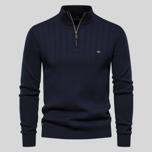 Everett - Comfortable ribbed sweatshirt