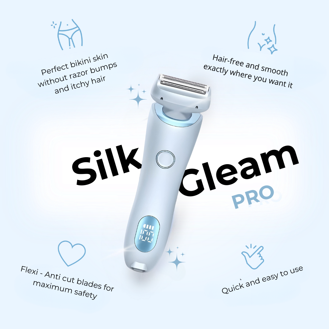 SilkGleam™ Pro - nano shaver for silky smooth skin in seconds