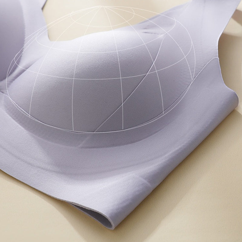 Comfort bra with side coverage and anti-sagging