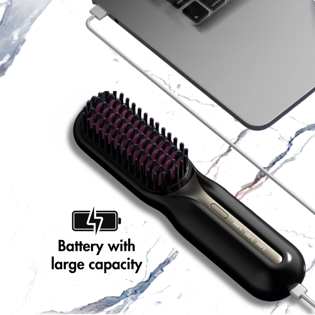 LuxeLocks™ - Wireless Straightener