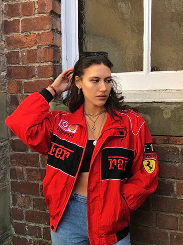 Vintage Red Ferrari Jacket