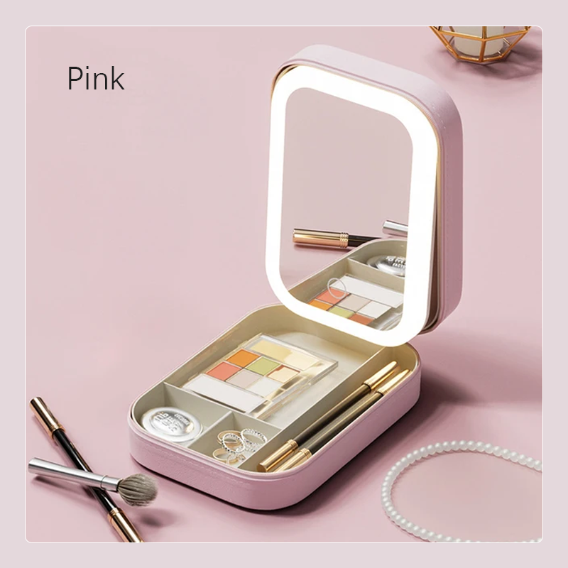 Three-colour adjustable LED make-up mirror