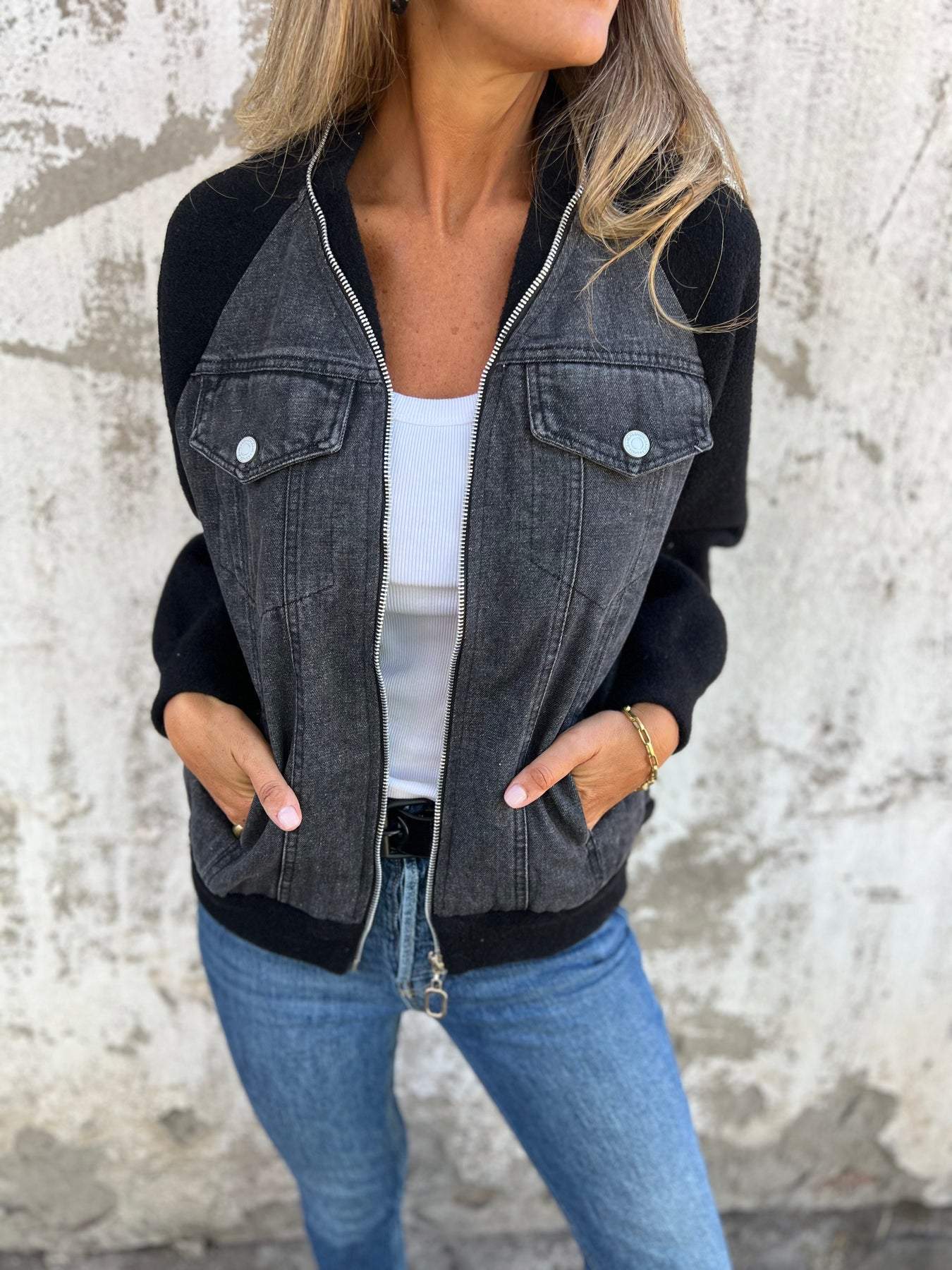 NOVA™ - Modern Jacket with Denim